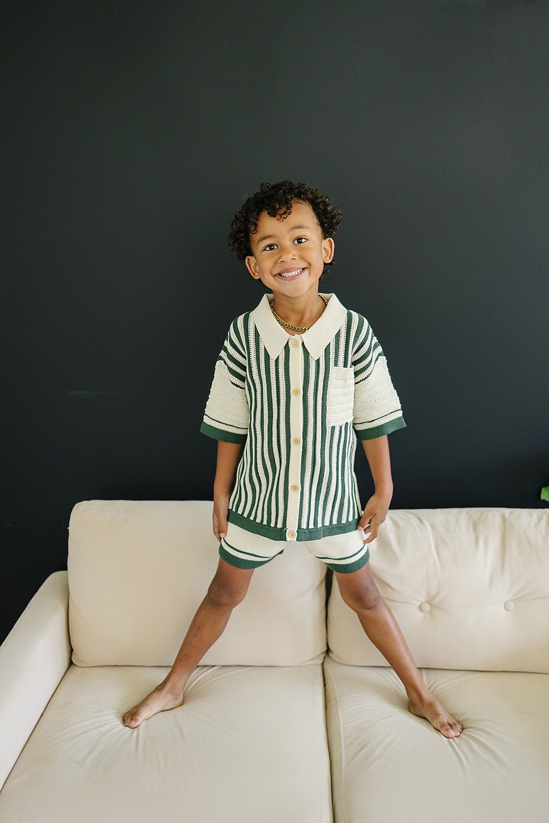 Crochet Knit Shorts - Olive + Scout