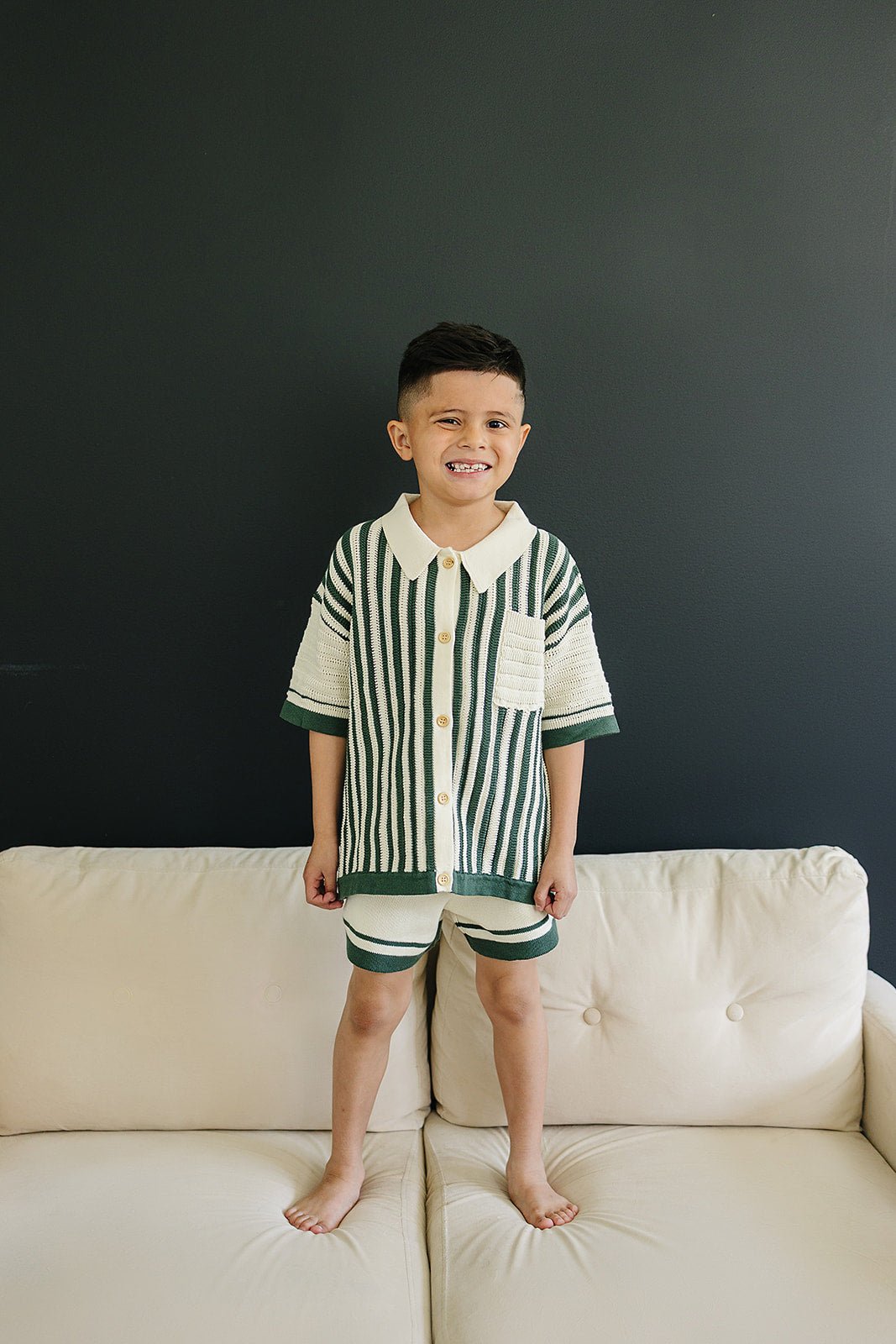 Crochet Knit Shorts - Olive + Scout