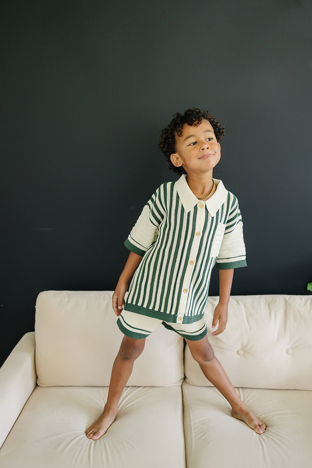 Crochet Knit Shorts - Olive + Scout