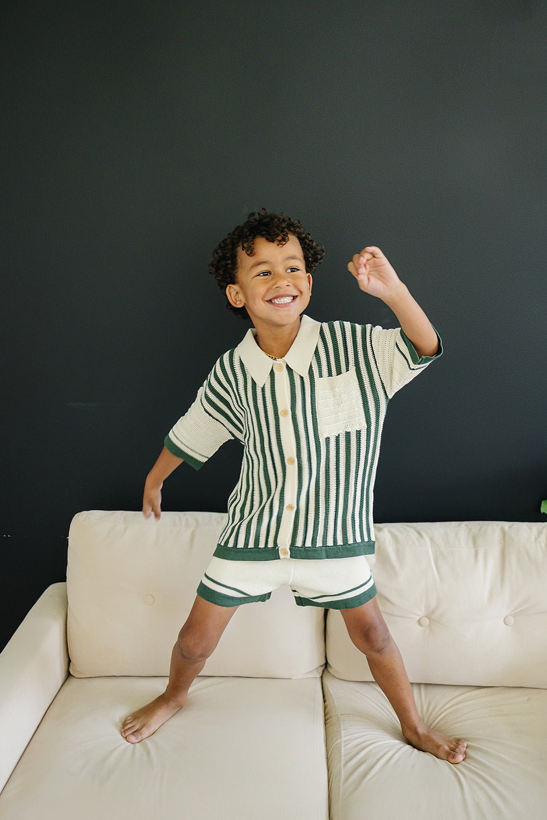 Crochet Knit Shorts - Olive + Scout