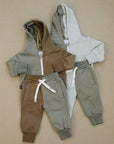 Dusty Zip Up Jogger Set - Olive + Scout