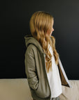 Dusty Zip Up Jogger Set - Olive + Scout