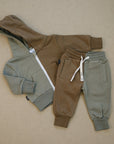 Dusty Zip Up Jogger Set - Olive + Scout