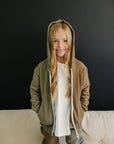 Dusty Zip Up Jogger Set - Olive + Scout