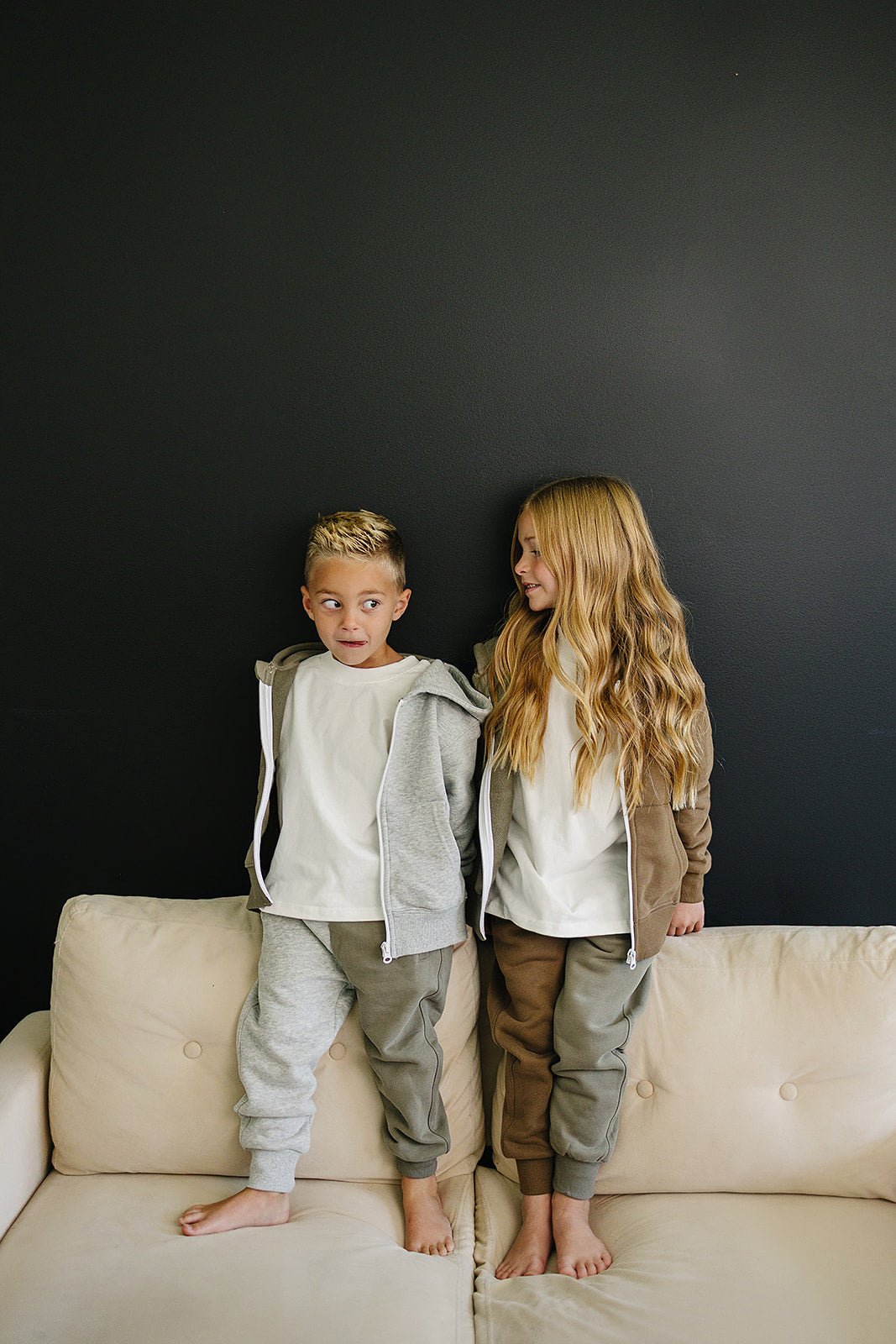 Dusty Zip Up Jogger Set - Olive + Scout