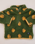 Gabe Fleece Pullover - Olive + Scout