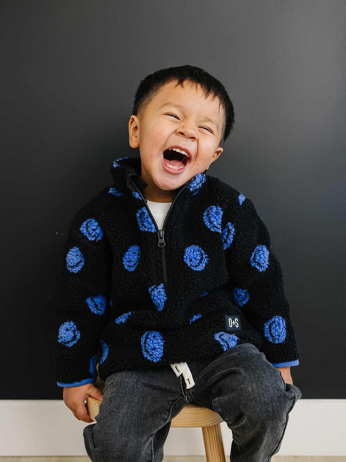 Gabe Fleece Pullover - Olive + Scout