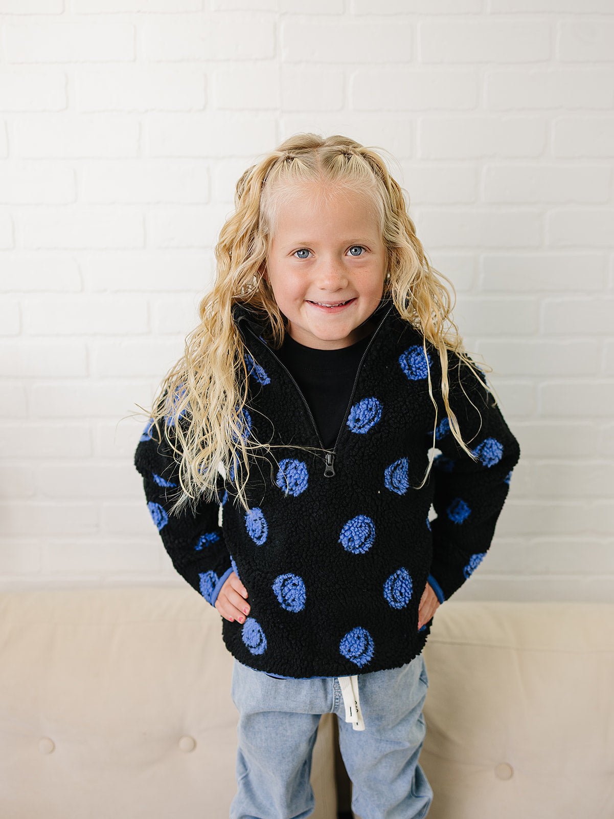 Gabe Fleece Pullover - Olive + Scout