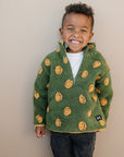 Gabe Fleece Pullover - Olive + Scout
