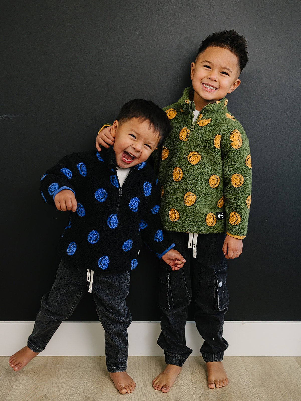 Gabe Fleece Pullover - Olive + Scout