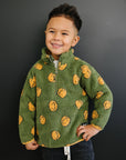 Gabe Fleece Pullover - Olive + Scout