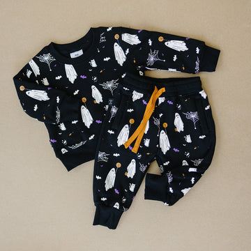 Haunted Jogger Set - Olive + Scout