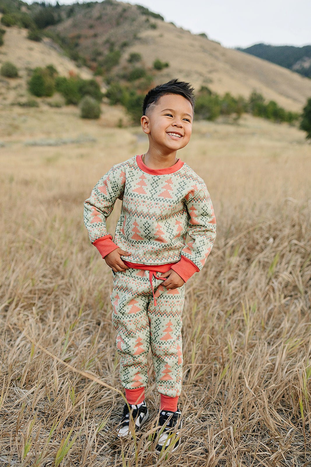 Holiday Pines Jogger Set - Olive + Scout