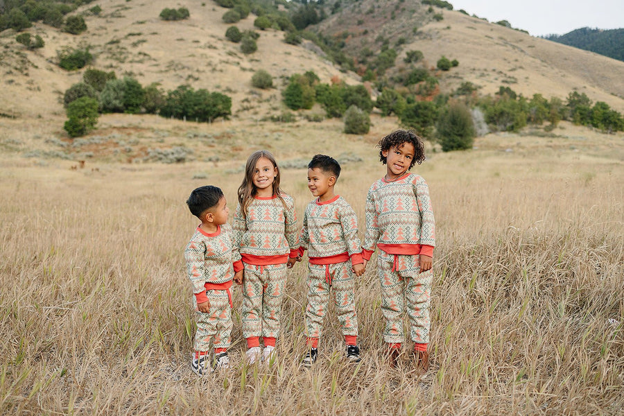 Holiday Pines Jogger Set - Olive + Scout