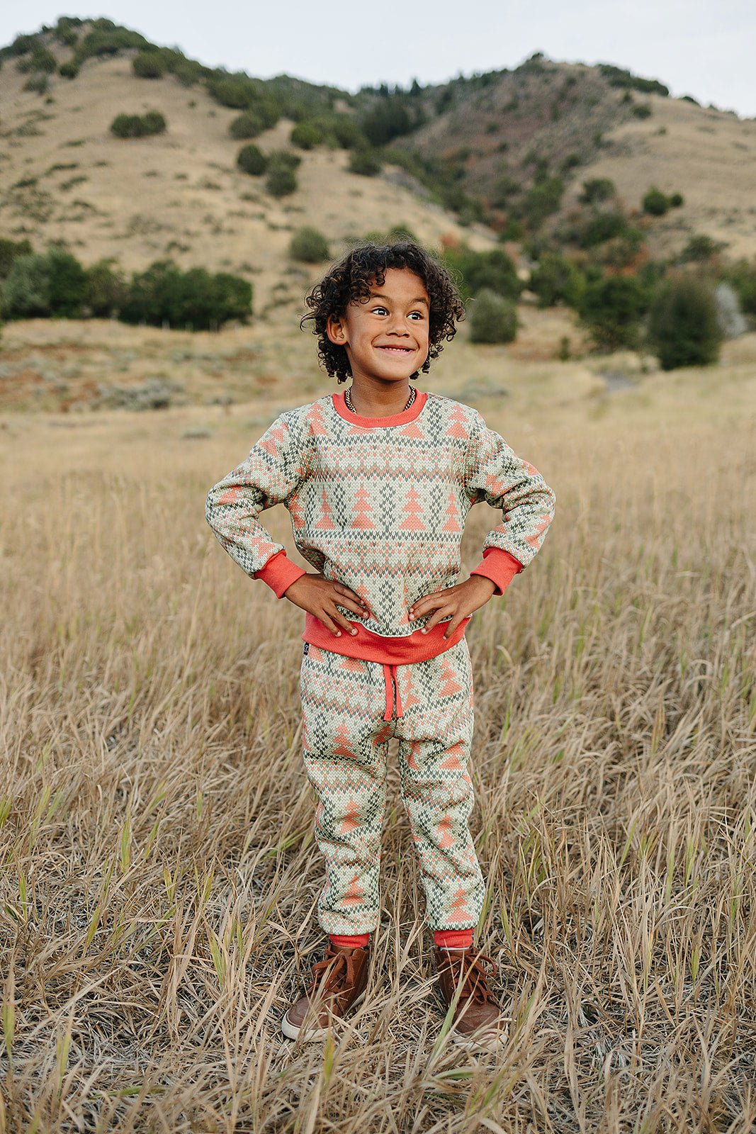 Holiday Pines Jogger Set - Olive + Scout