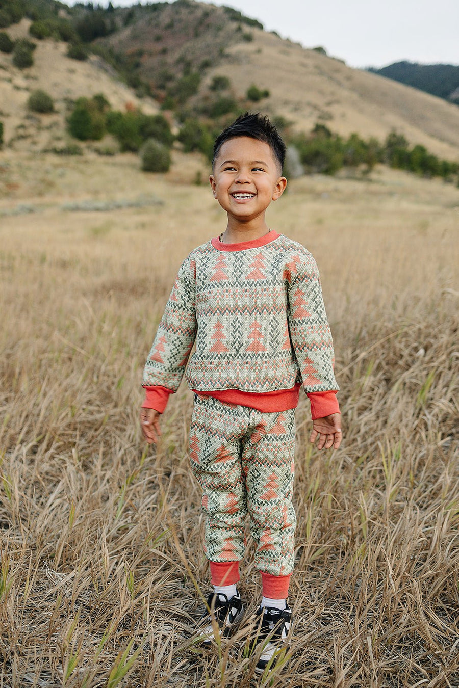 Holiday Pines Jogger Set - Olive + Scout
