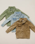 Jagger Denim Shirt - Olive + Scout