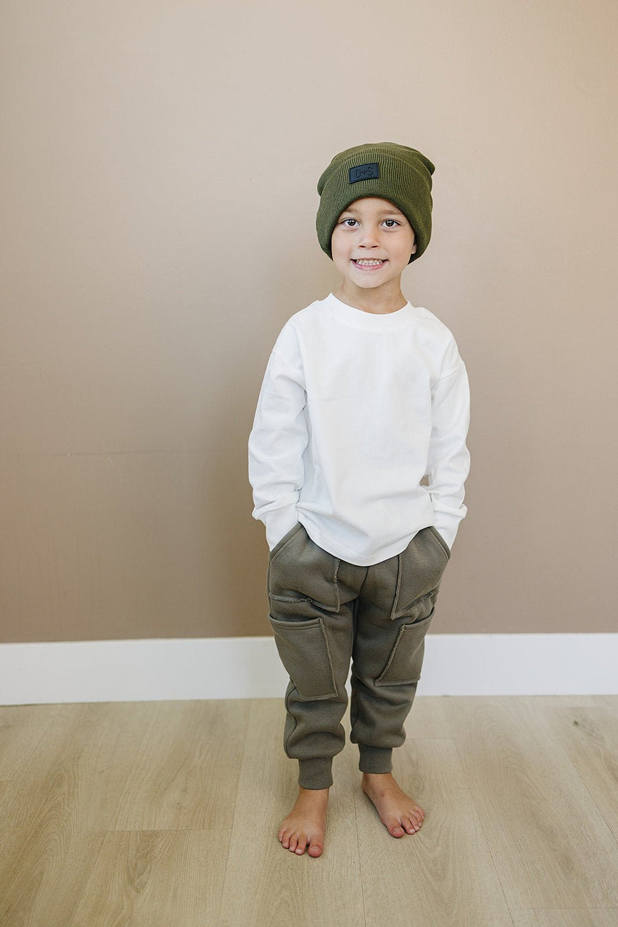 James Beanie - Olive + Scout