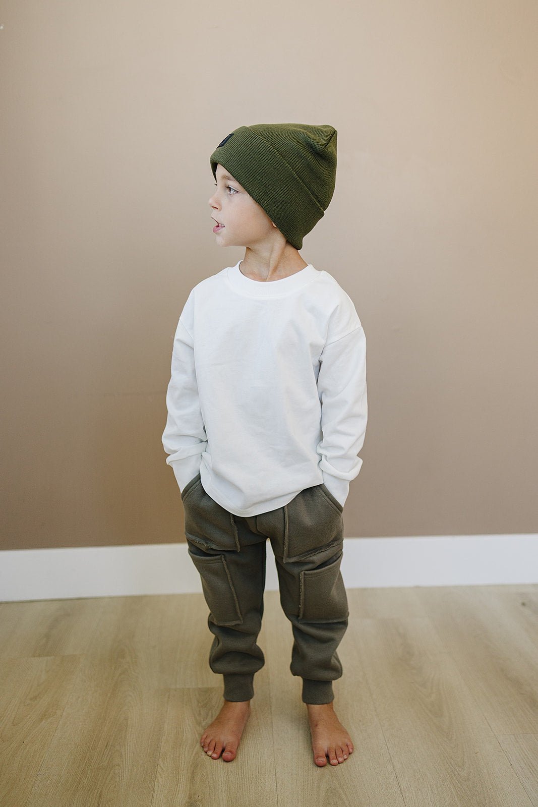 James Beanie - Olive + Scout