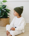 James Beanie - Olive + Scout