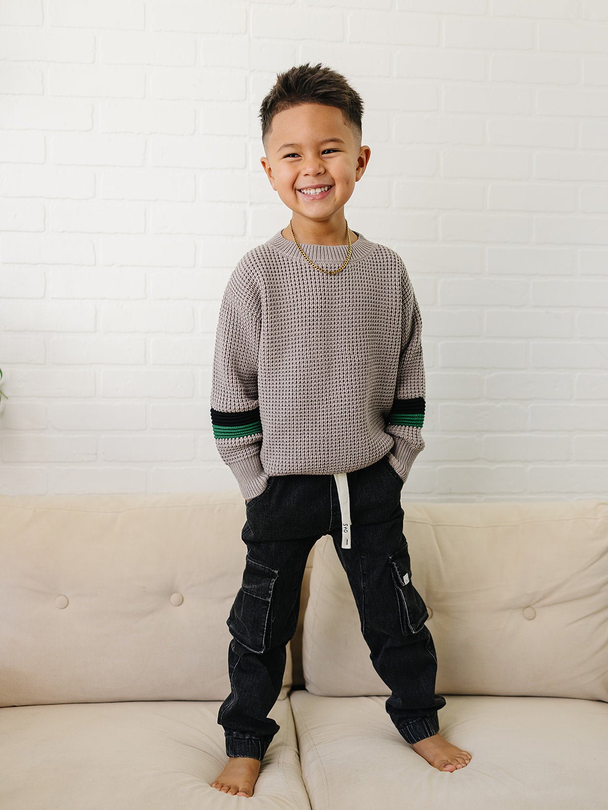 Jett Sweater - Olive + Scout