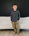 Juno Long Sleeve - Olive + Scout