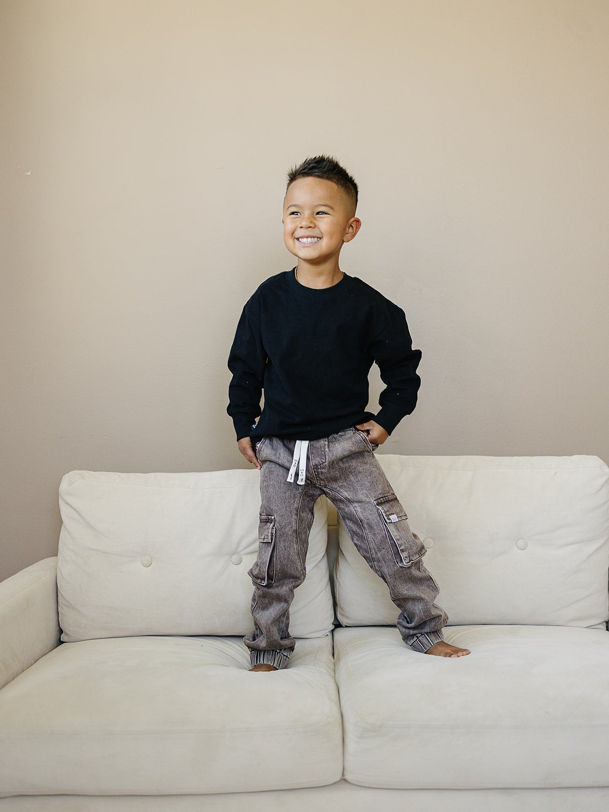 Keaton Long Sleeve - Olive + Scout