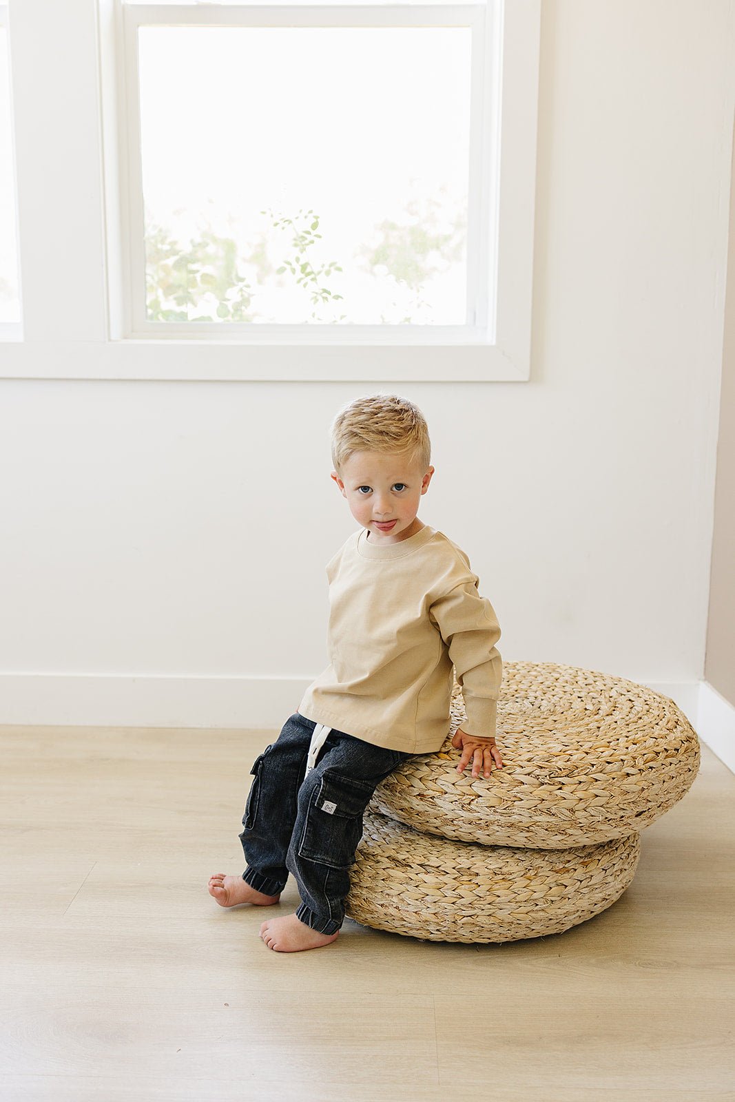 Keaton Long Sleeve - Olive + Scout