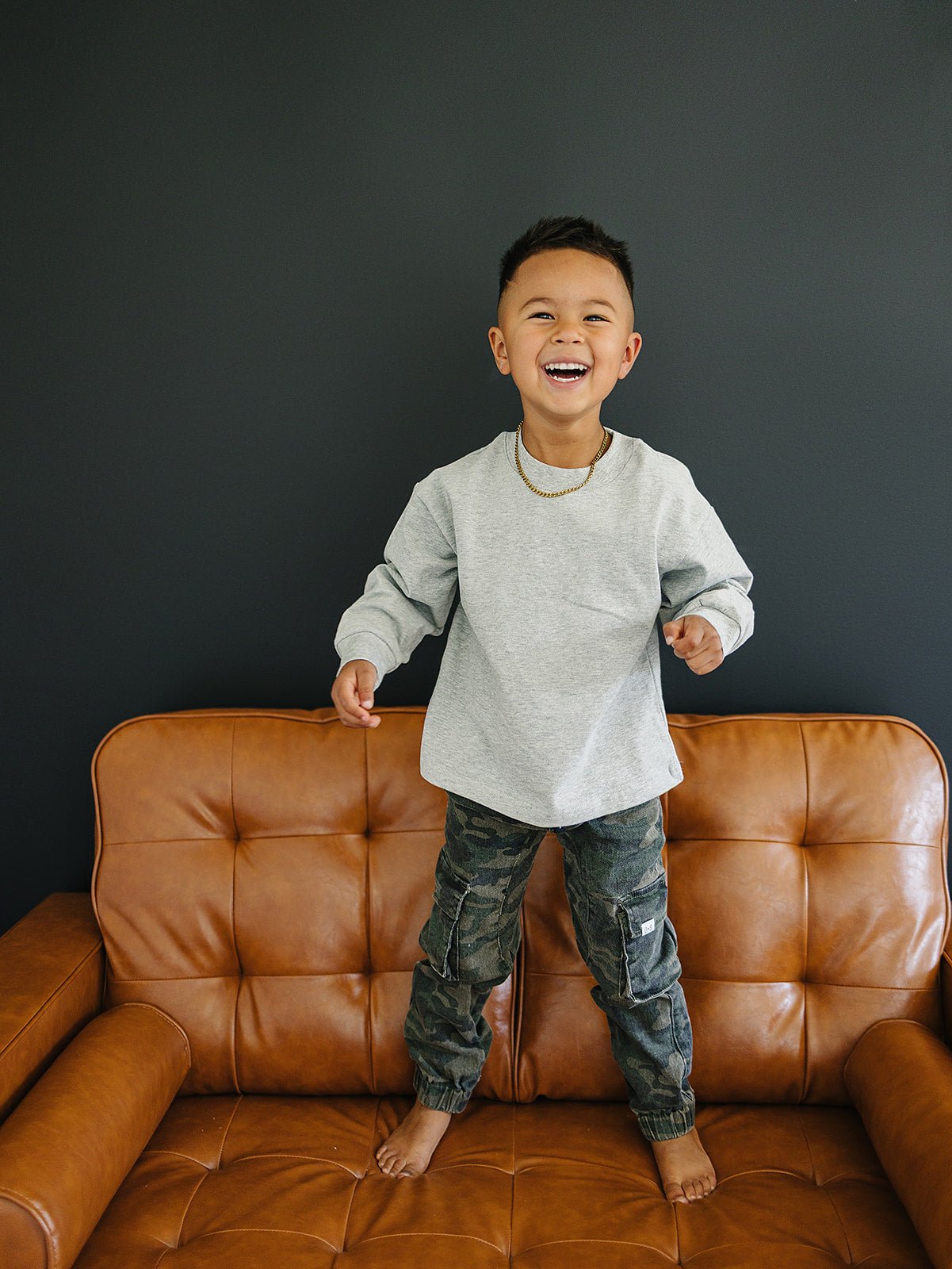 Keaton Long Sleeve - Olive + Scout