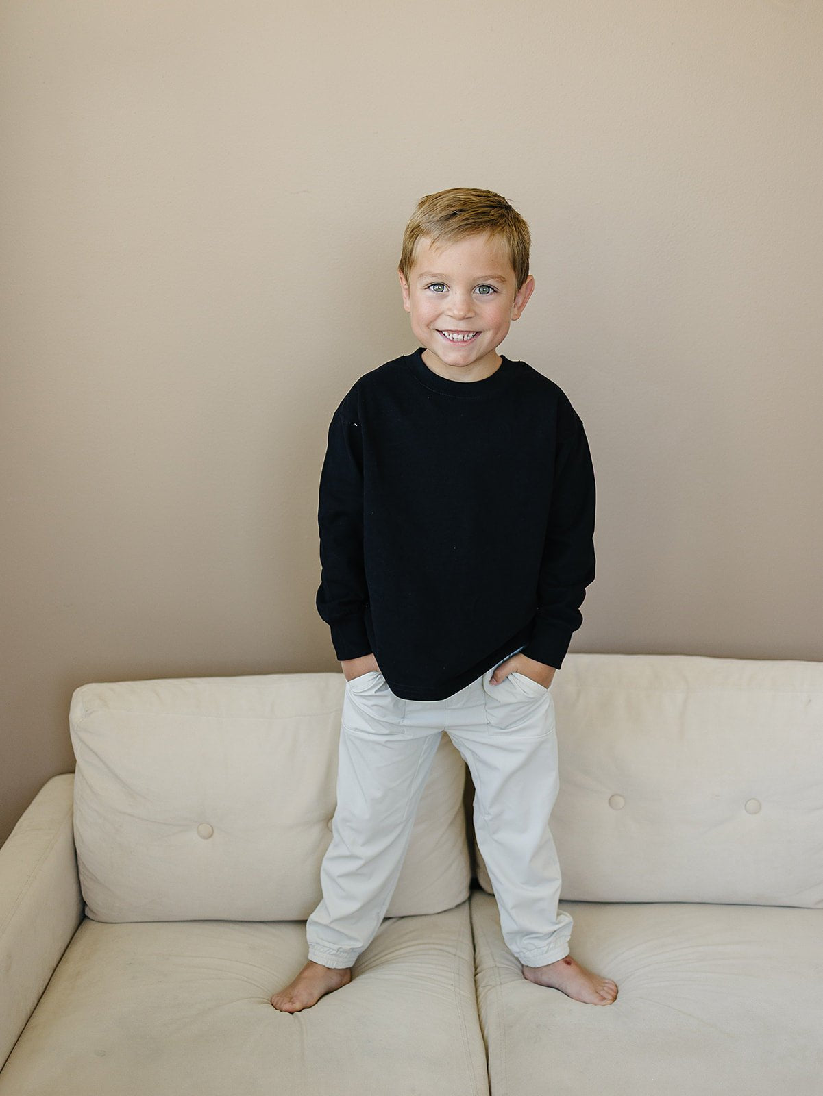 Keaton Long Sleeve - Olive + Scout