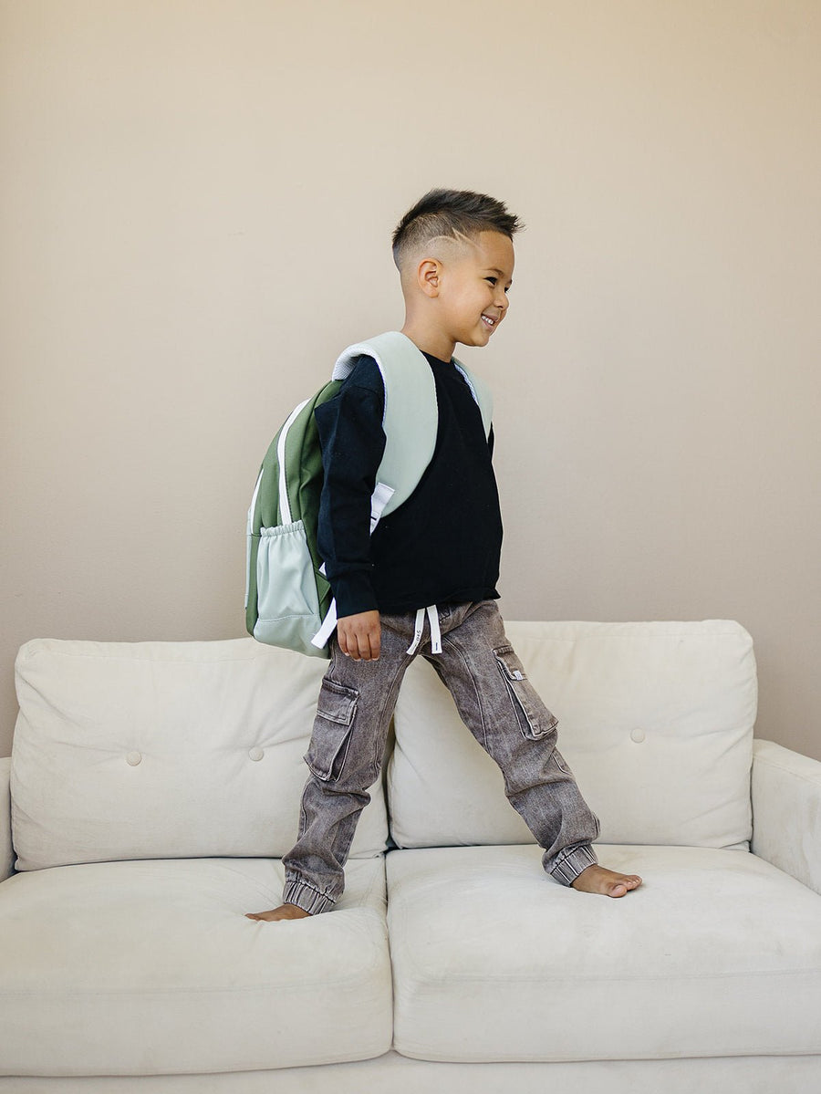 Kids Backpack - Olive + Scout