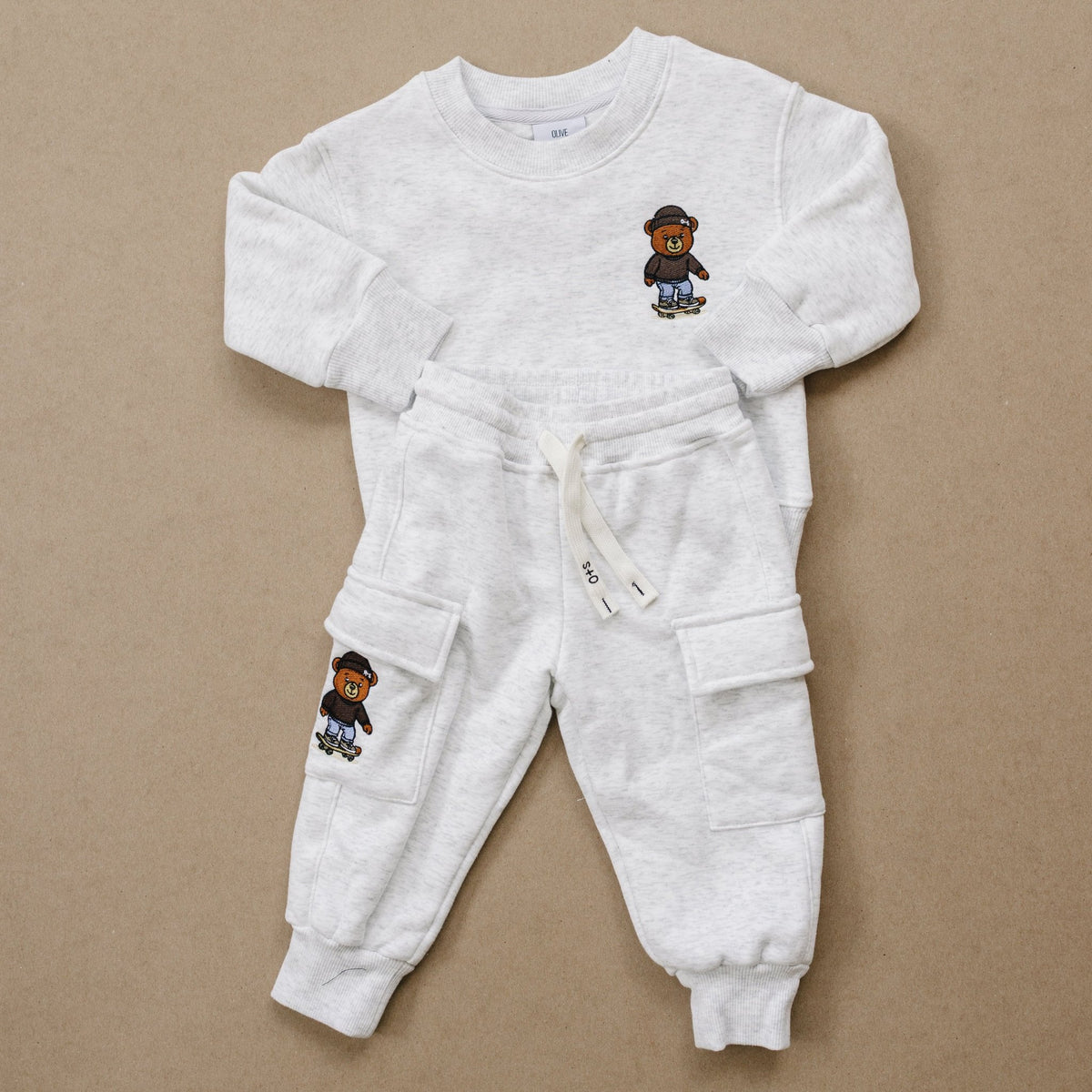 Lainey Jogger Set - Olive + Scout