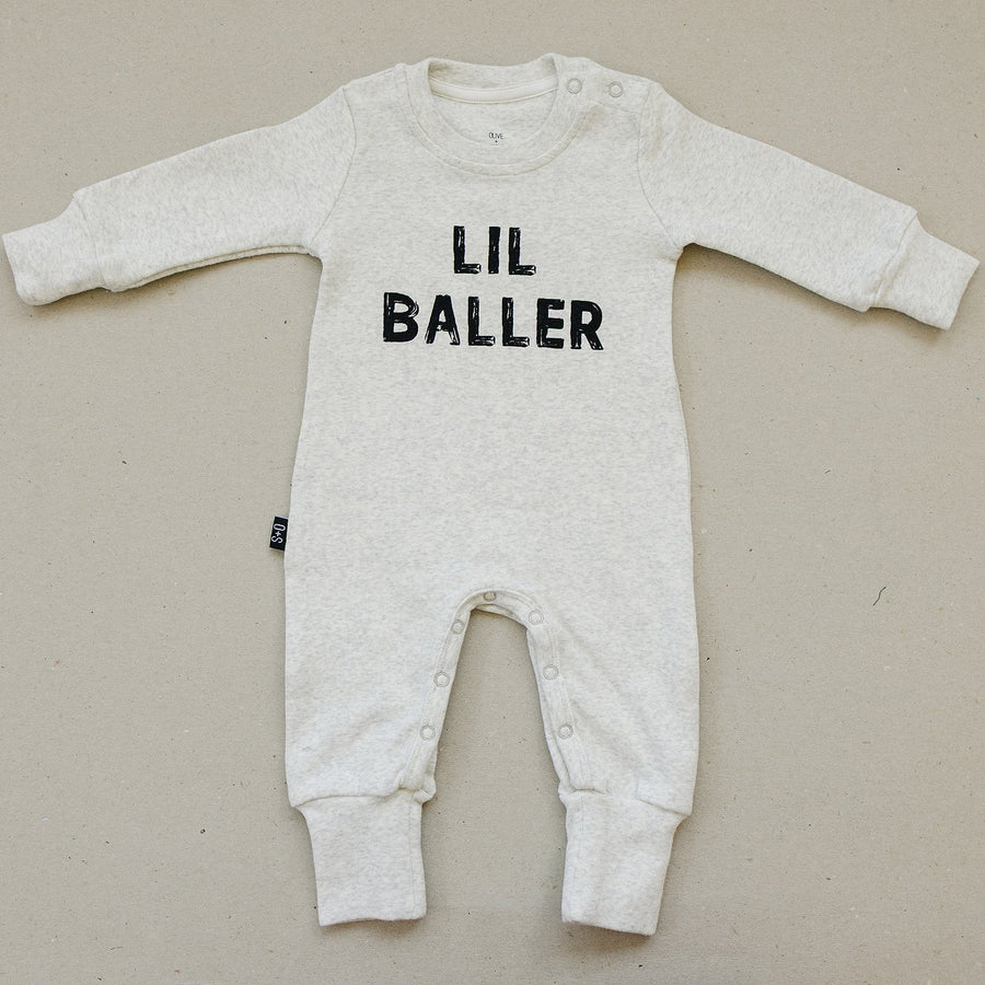 Lil Baller One Piece - Olive + Scout