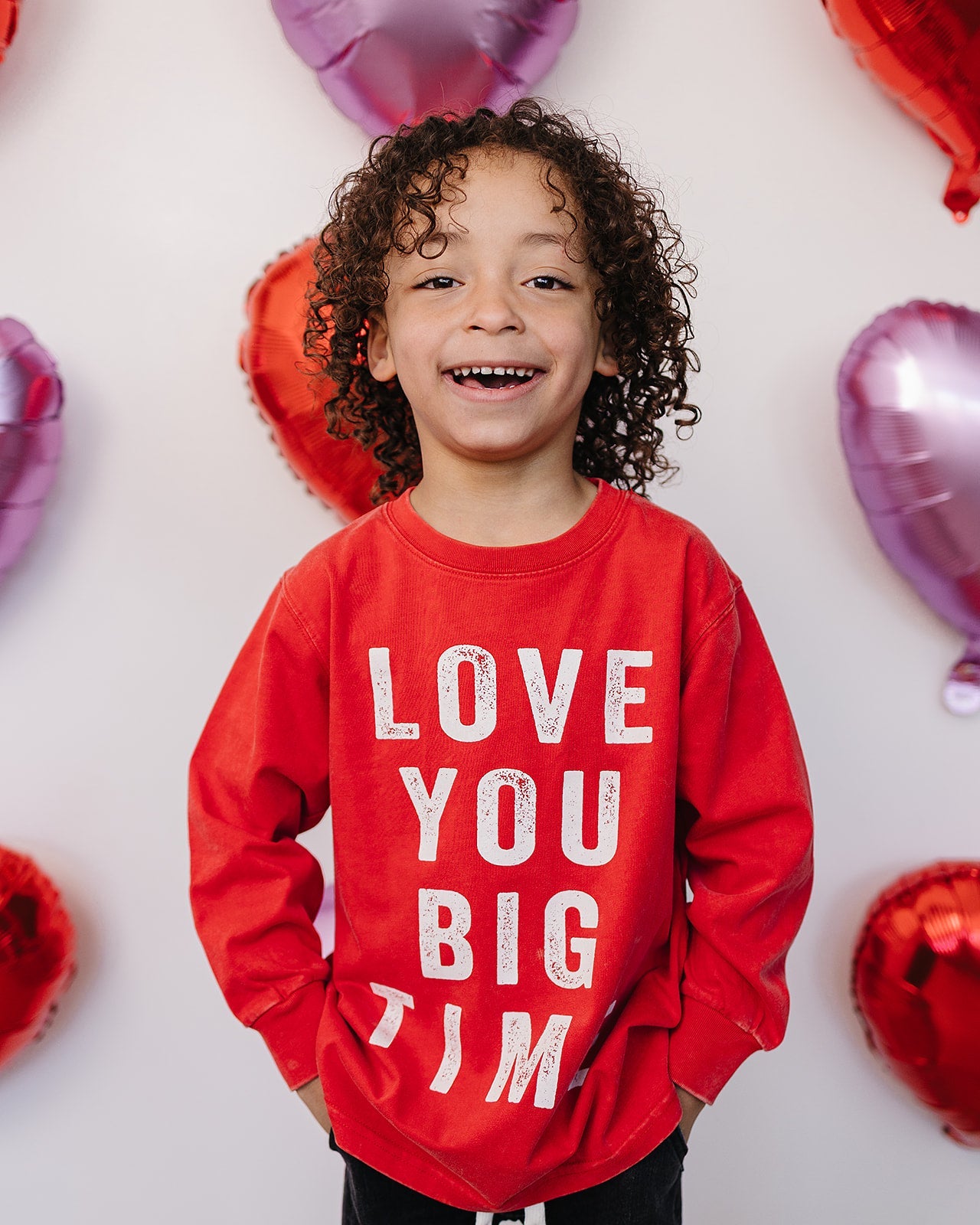 Love You Big Time Long Sleeve - Olive + Scout