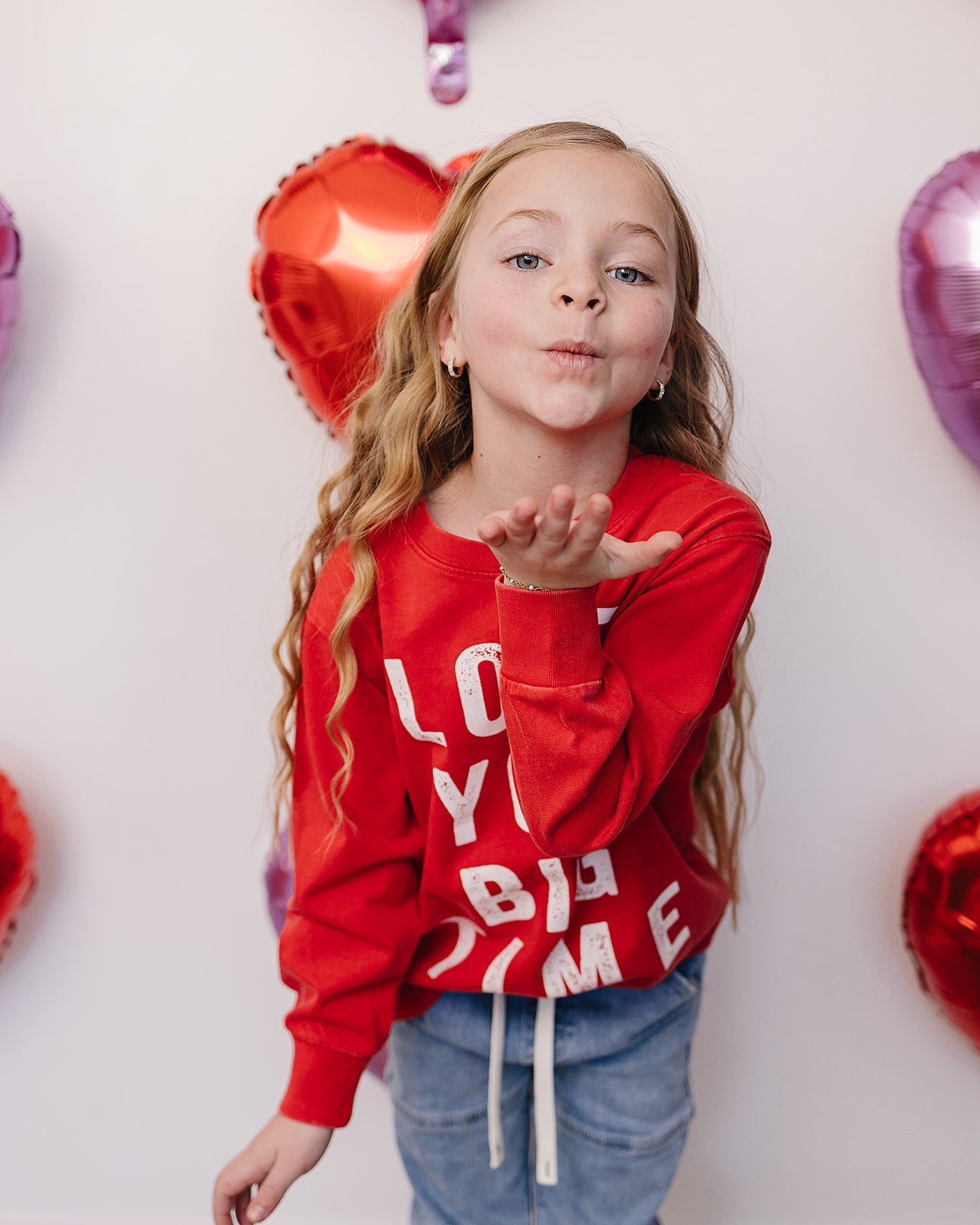 Love You Big Time Long Sleeve - Olive + Scout