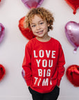 Love You Big Time Long Sleeve - Olive + Scout
