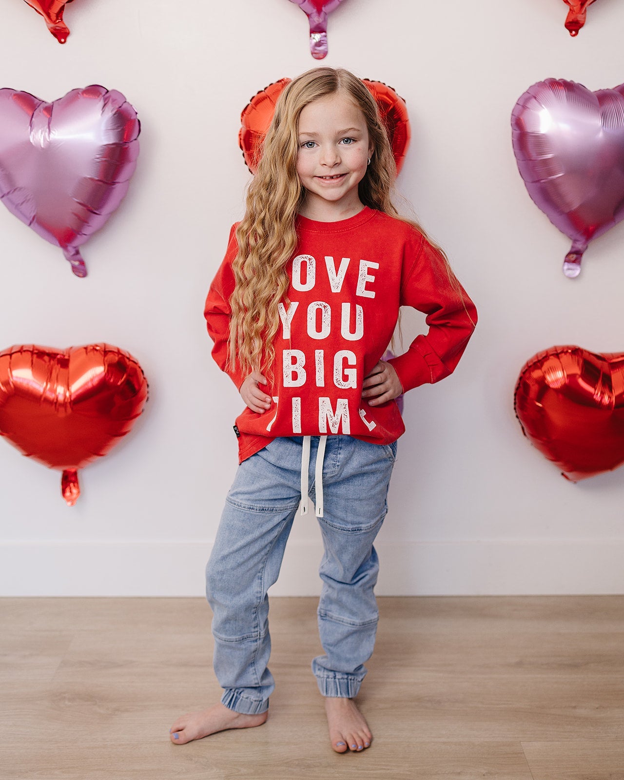 Love You Big Time Long Sleeve - Olive + Scout