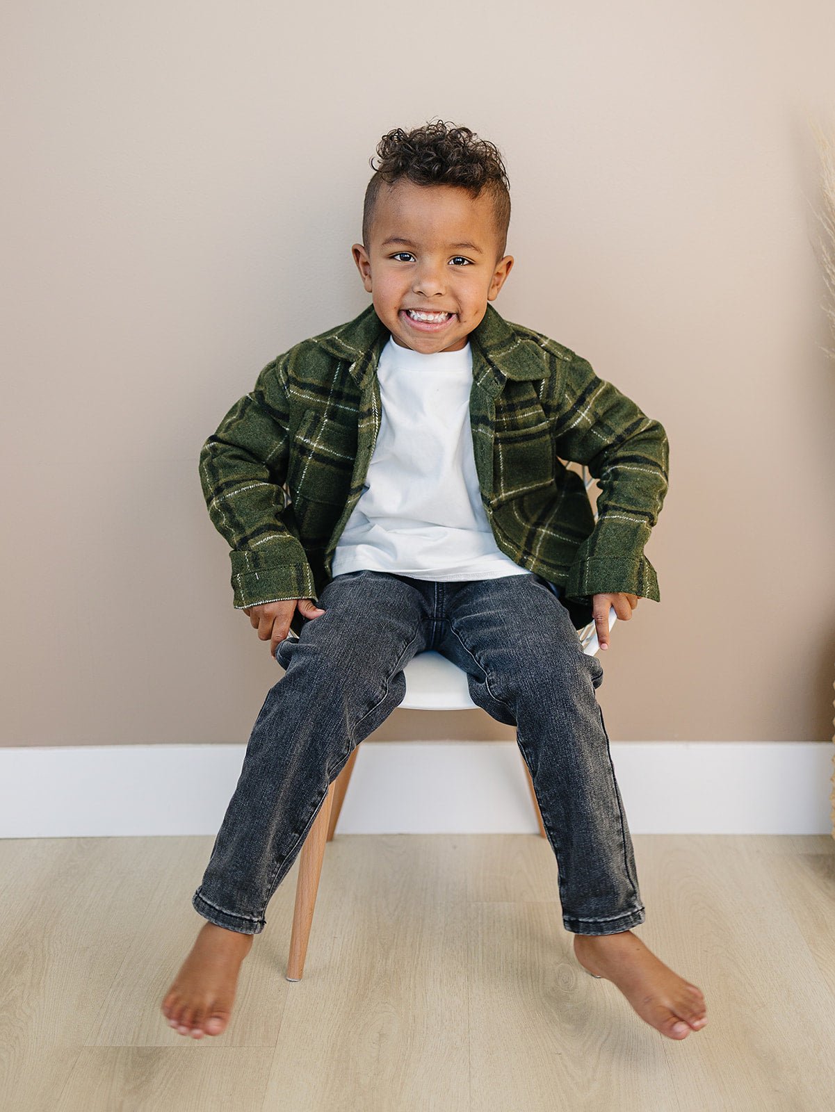 Max Button Up Shirt - Olive + Scout