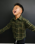 Max Button Up Shirt - Olive + Scout
