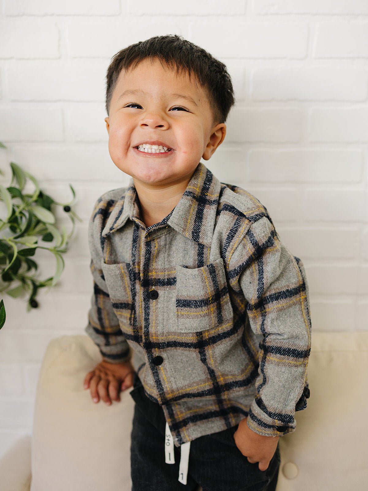 Max Button Up Shirt - Olive + Scout