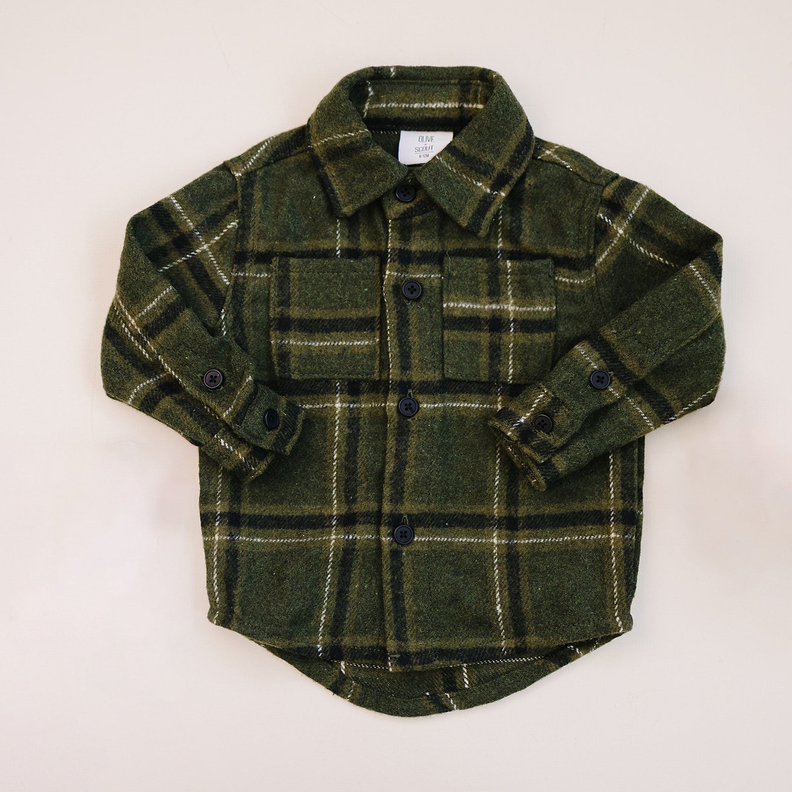 Max Button Up Shirt - Olive + Scout