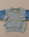 Morgan Crew Neck - Olive + Scout