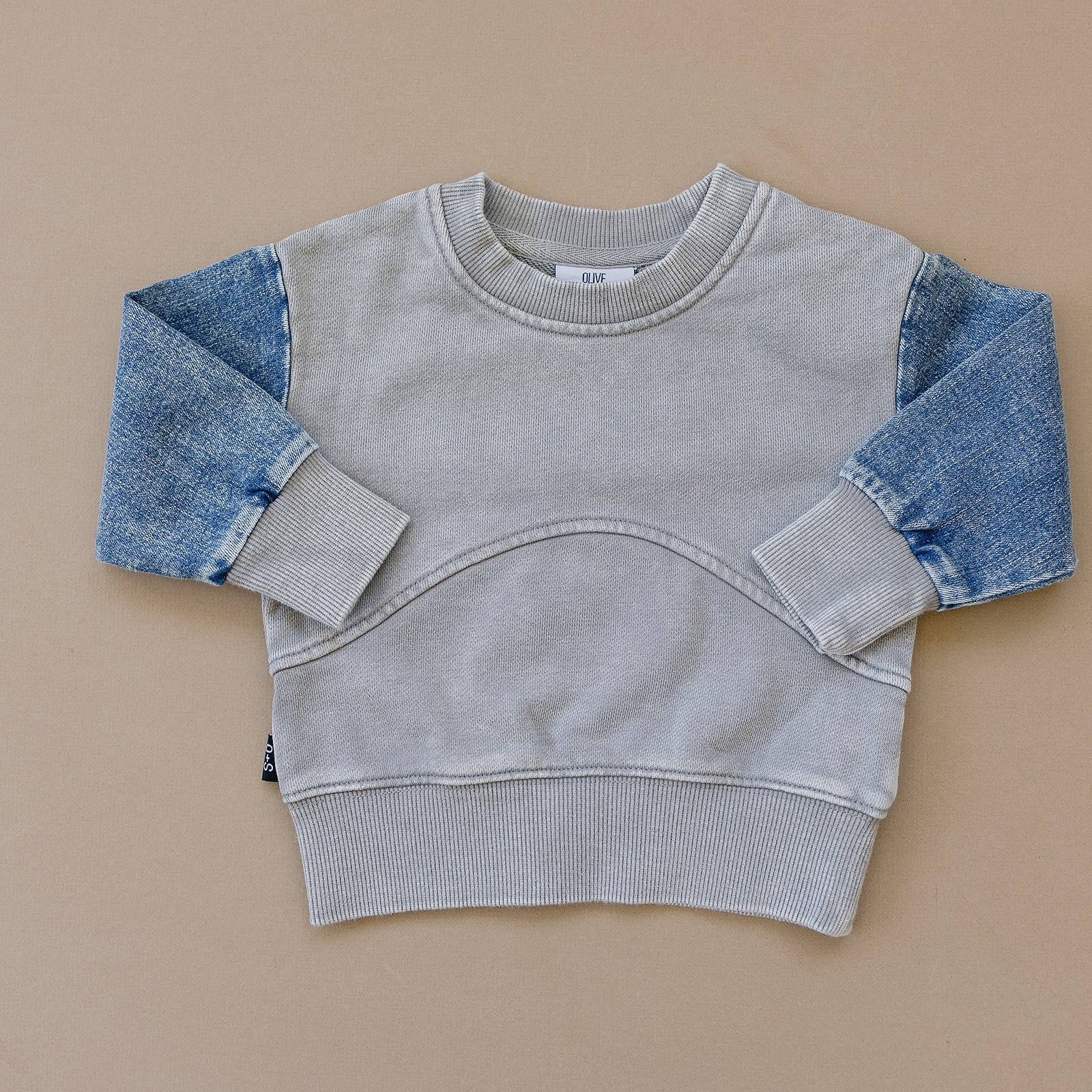 Morgan Crew Neck - Olive + Scout
