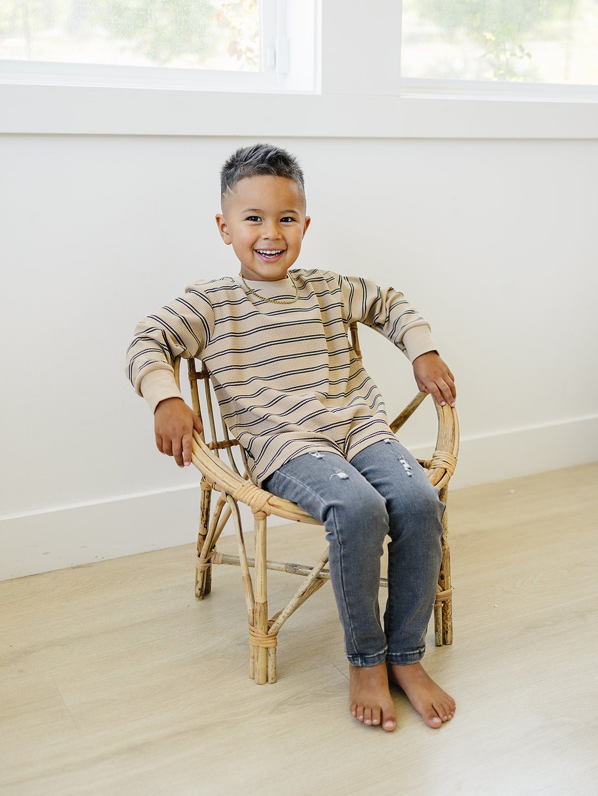 Ozzy Long Sleeve - Olive + Scout