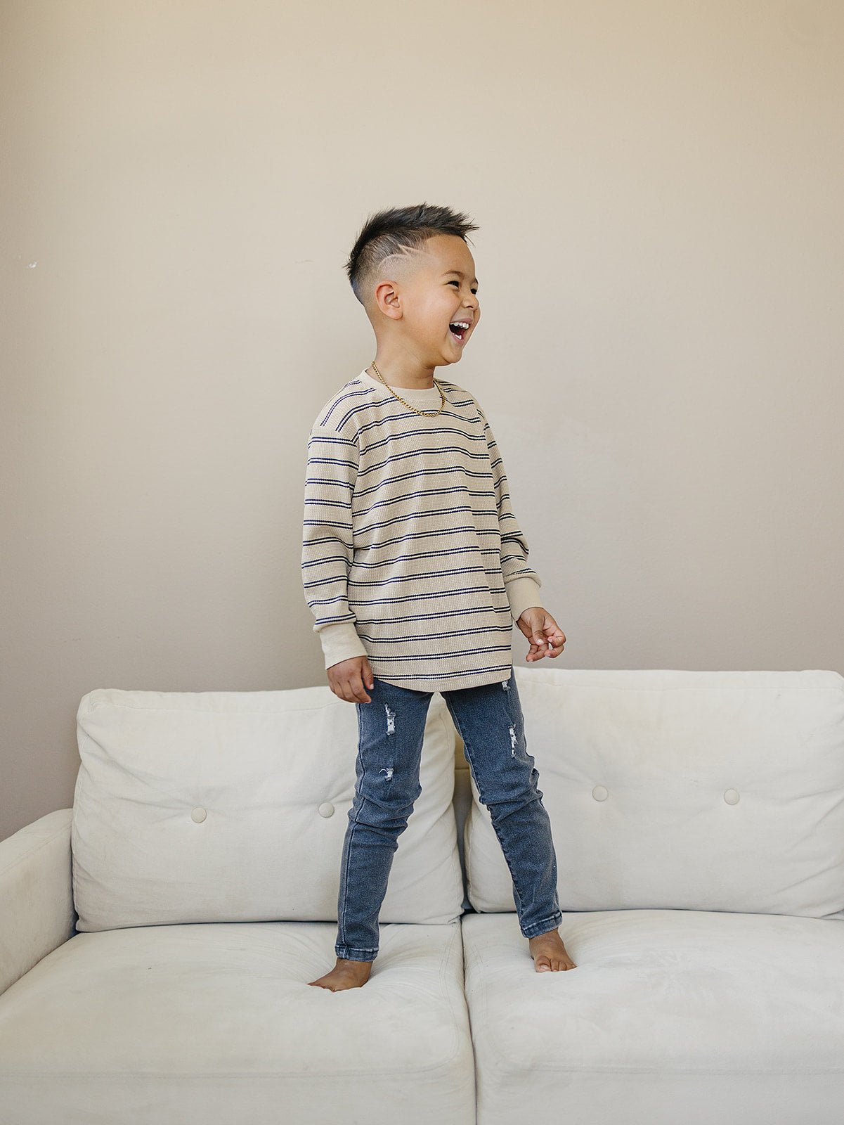 Ozzy Long Sleeve - Olive + Scout