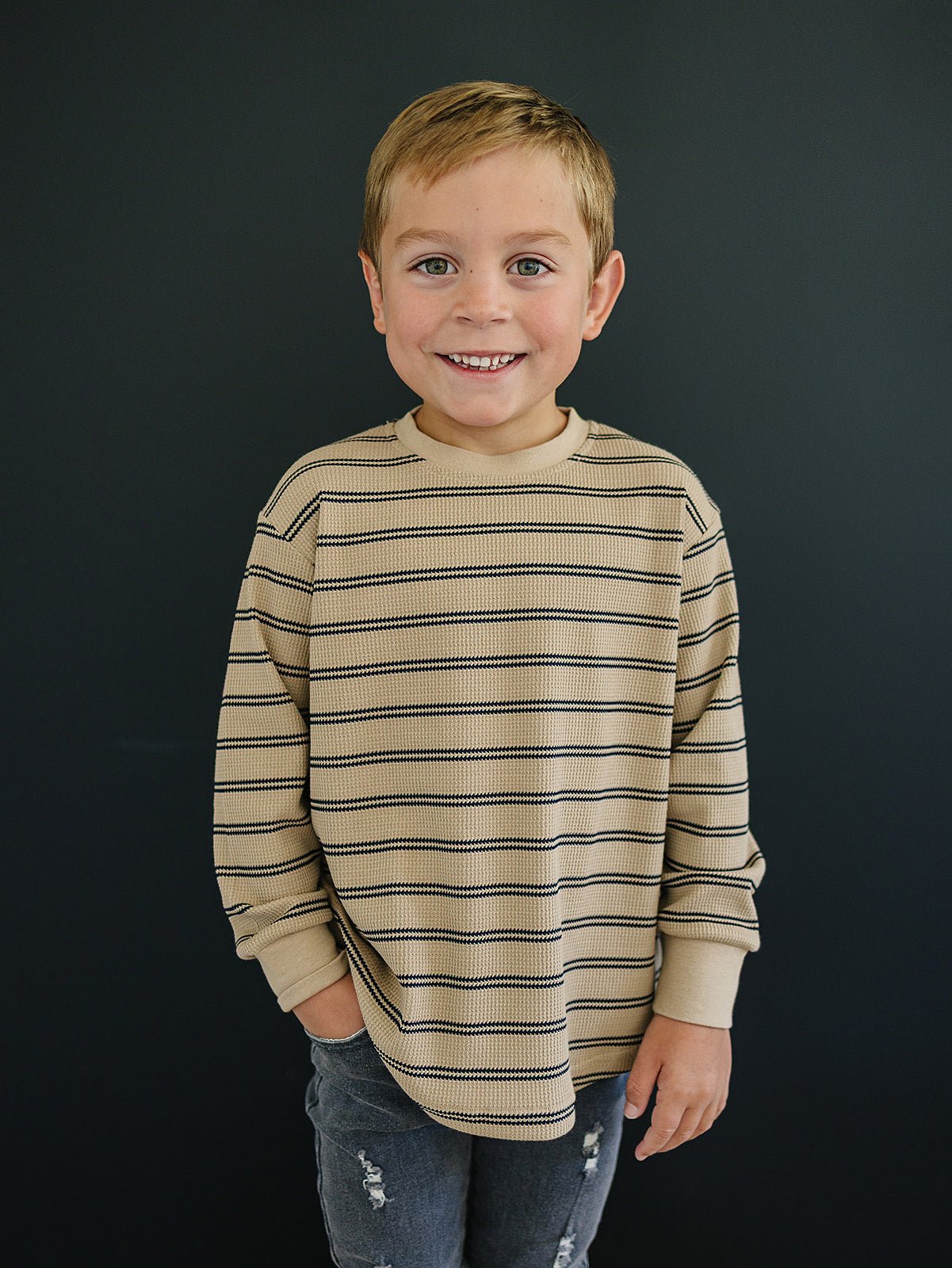 Ozzy Long Sleeve - Olive + Scout