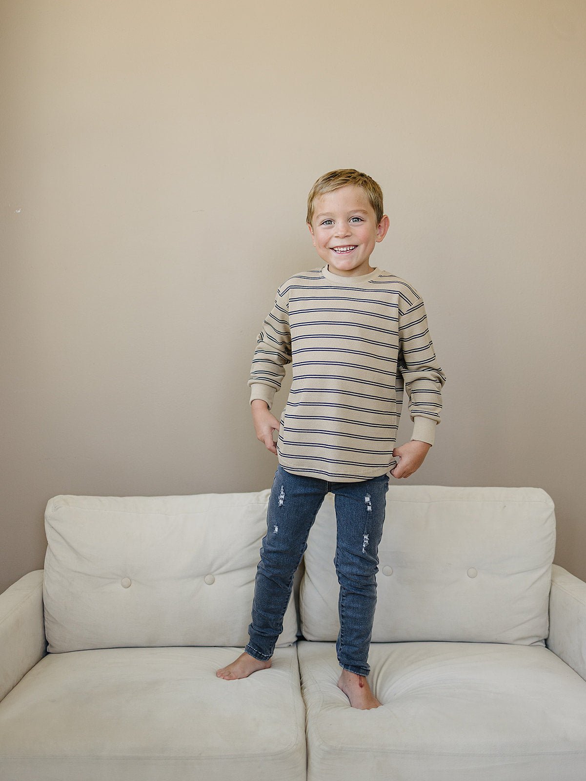 Ozzy Long Sleeve - Olive + Scout