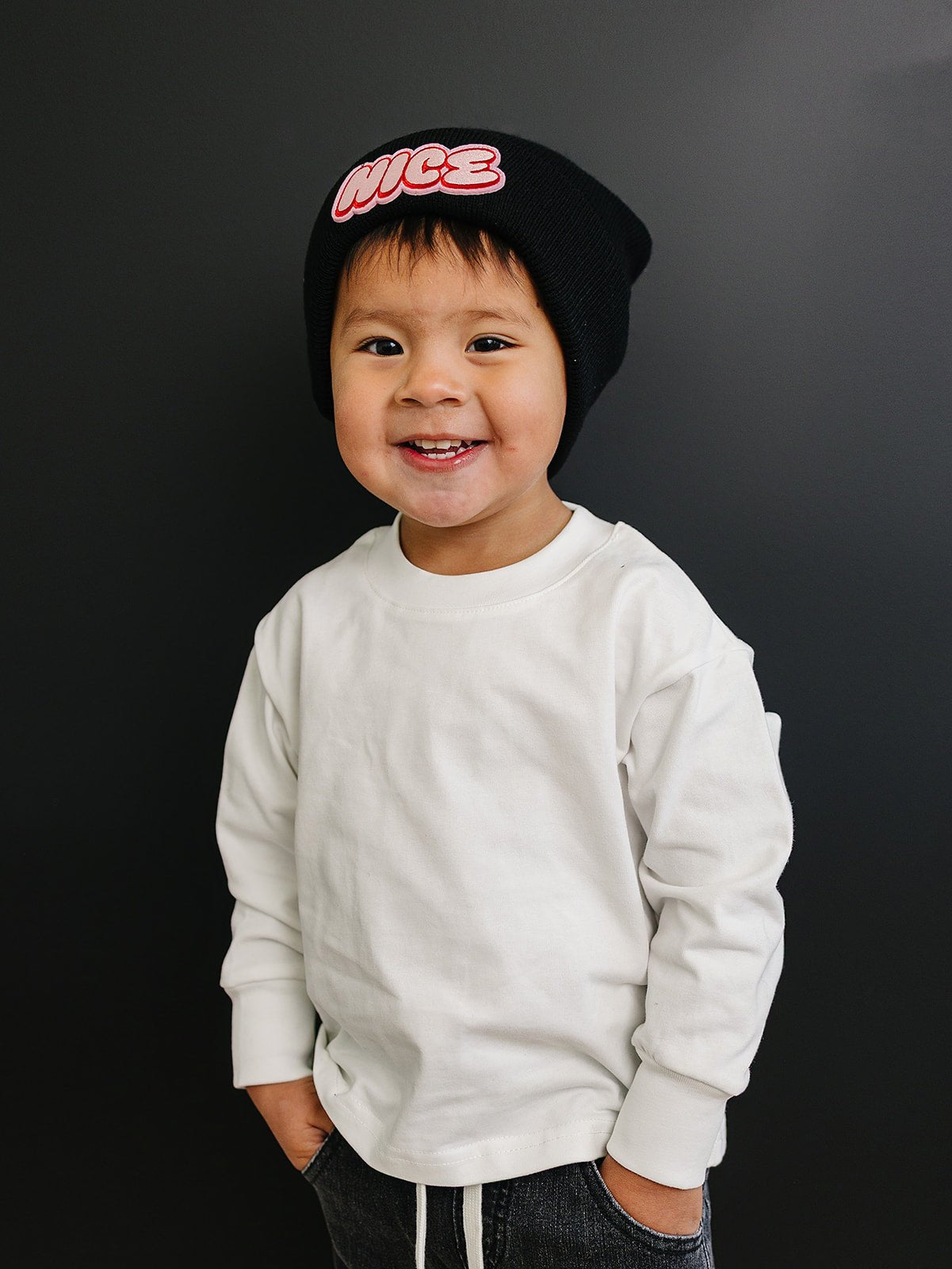 Patch Beanie - Olive + Scout