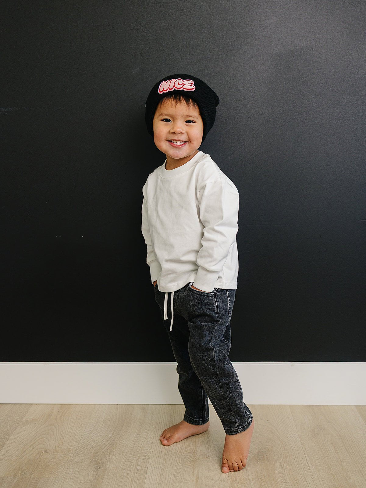 Patch Beanie - Olive + Scout