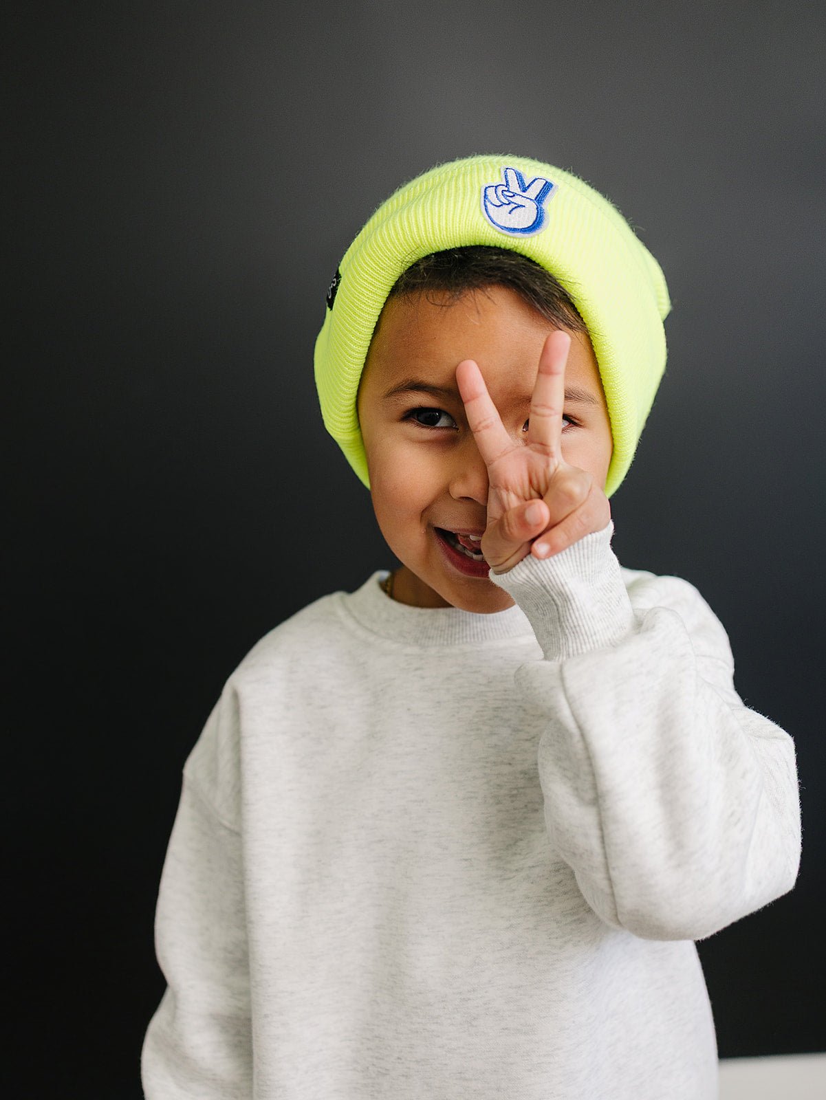 Patch Beanie - Olive + Scout